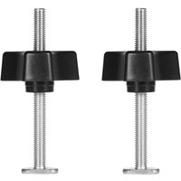 Csparkv - T-Schienen-T-Nut-Klemme, Metall-T-Schienen-Befestigungswerkzeug, Schnellklemme für die Holzbearbeitung (nur 2 T-Schrauben + 2 Knopfmuttern) von CSPARKV