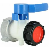 Csparkv - Tankventil - S75X6-Mutter und S60X6-Auslass - Schütz-kompatibel - RWConnection und weiteres Zubehör für Wasserrückgewinnungstank von CSPARKV