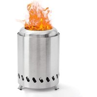 Tragbare Tischfeuerstelle aus Edelstahl für Camping, mit Standtasche, raucharmem Mini-Außenkamin, Holz- und Pelletbrenner, für Camping, Garten von CSPARKV