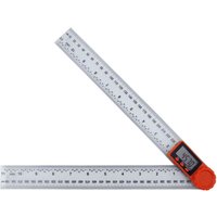 Csparkv - Transparente Farbe, 300 mm, digitales Winkelmesser-Lineal, 2-in-1-Digital-Winkelmesser mit LCD-Display und Sperrfunktion für von CSPARKV