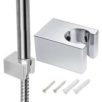 Csparkv - Universeller Duschkopfhalter zur Wandmontage, mit Schrauben, Duschhalterung, silberne Duschkopfhalter, klein und einfach zu installieren Csparkv - Universeller Duschkopfhalter zur Wandmontage, mit Schrauben, Duschhalterung, silberne Duschkopfhalter, klein und einfach zu installieren von CSPARKV