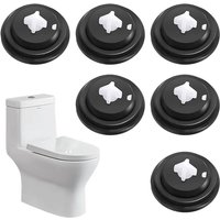 Ventil-Membran-Unterlegscheiben, 6 Stück Wasserhahn-Schwimmerventile, WC-Spüldichtung, Ersatz-Gummi-Membran-Unterlegscheiben für - Csparkv von CSPARKV
