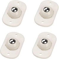 Weißes 4-teiliges selbstklebendes Mini-Universalrad, kleine Rollen für Möbel, Lenkrollen, kleines Rad, Mini-Rolle, für Mülleimer, Aufbewahrungsboxen, Weißes 4-teiliges selbstklebendes Mini-Universalrad, kleine Rollen für Möbel, Lenkrollen, kleines Rad, Mini-Rolle, für Mülleimer, Aufbewahrungsboxen, von CSPARKV