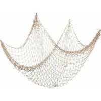 Dekoratives Fischernetz, beige, nautisches Fischnetz, Baumwollnetz, Wohnaccessoires im mediterranen Stil, Wandbehang, Dekoration für Strand, Piraten, Dekoratives Fischernetz, beige, nautisches Fischnetz, Baumwollnetz, Wohnaccessoires im mediterranen Stil, Wandbehang, Dekoration für Strand, Piraten, von CSPARKV