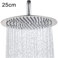 Csparkv - Duschkopf, runde Handbrause, 25 cm, ultradünn, verstellbarer Hochdruck-Regenduschkopf, es gibt nur einen Duschkopf Csparkv - Duschkopf, runde Handbrause, 25 cm, ultradünn, verstellbarer Hochdruck-Regenduschkopf, es gibt nur einen Duschkopf von CSPARKV