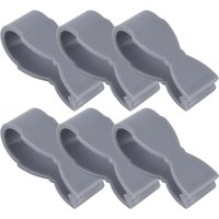 Handtuchclips – Küchenhandtuchhalter 6er-Pack rutschfeste Handtuchclips Schlichtes graues Design für Ofengriffe, Handtuchhalter und Geschirrspüler von CSPARKV