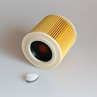 Kartuschenfilter für Kärcher WD3, 2 x Kartuschenfilter-Zubehör für Staubsauger - Csparkv von CSPARKV