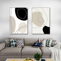 Modernes geometrisches abstraktes Linienposter – 2er-Set – Für Wohnzimmer, Schlafzimmer – Ungerahmt – A, 30 x 40 cm x 2 Modernes geometrisches abstraktes Linienposter – 2er-Set – Für Wohnzimmer, Schlafzimmer – Ungerahmt – A, 30 x 40 cm x 2 von CSPARKV