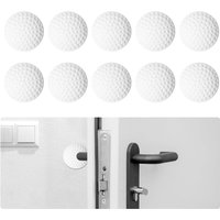 Csparkv - Selbstklebender Türstopper, 10 Stück Wandtürgriffstopper, Silikon-Anti-Türgriffschutz zum Schutz von Wänden und Möbeln von CSPARKV