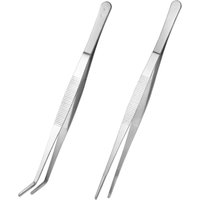Set mit 2 Pinzetten aus Edelstahl (Silber) - Csparkv von CSPARKV