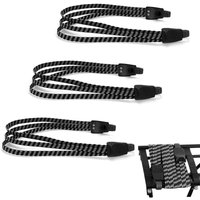 Csparkv - Stück Gepäck-Spanngurte, elastische Spanngurte mit Haken, Fahrrad-Spanngurt zur Befestigung von Helmgepäck von CSPARKV