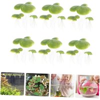 Csparkv - Stück künstliche Wasserlinsen, schwimmende Seerosen-Ornamente für Aquarien, künstliche Wasserlinsen, Pflanzen, Algen, Kunststoffbehälter, Csparkv - Stück künstliche Wasserlinsen, schwimmende Seerosen-Ornamente für Aquarien, künstliche Wasserlinsen, Pflanzen, Algen, Kunststoffbehälter, von CSPARKV