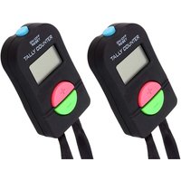 Csparkv - Stücke Digitaler Handzähler Elektronischer Manueller Clicker Addieren Subtrahieren Modell Elektronische Uhr mit Display von CSPARKV
