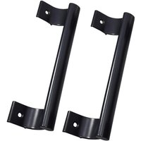 Csparkv - Teile/satz Griffe (Schwarz) Schiebetür Einfach zu Installieren Garage Scheune Moderne Küche Aluminium Vitrine Dr von CSPARKV