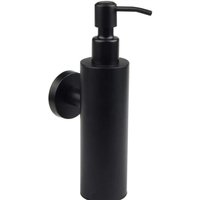 Wand-Seifenspender aus Edelstahl 304, 200 ml, mattschwarz, Wand-Seifenspender, Badezimmer, manuelle Shampoo-Duschgel-Flasche von CSPARKV