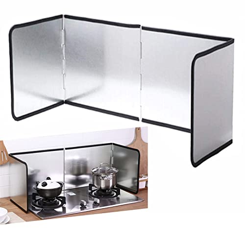 CSPone Spritzschutz Herd Faltbar Küche 40cm Höhe Faltbare Küchen-Spritzplatte Spritzschutz Küchen Herdschutz Herd-Spritzschutz von CSPone