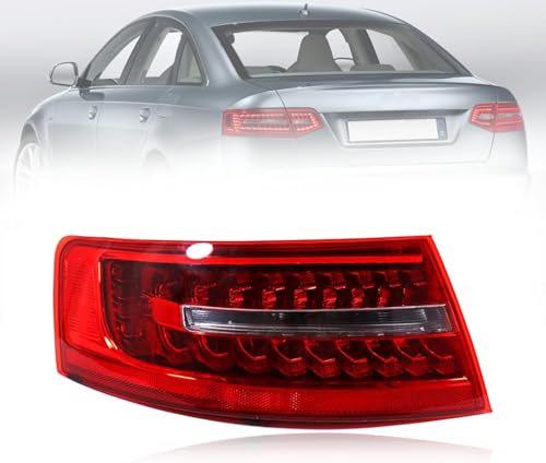 CSRBOOMEE Auto-Rücklicht für Audi A6 C6 A6L 2009-2011, Stoßfester Auto-Rücklicht-Ersatz,Left Outer von CSRBOOMEE