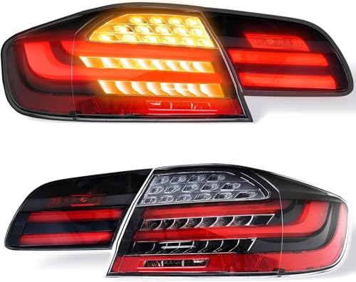 CSRBOOMEE Auto-Rücklicht für BMW 3 Series M3 E92 Coupe LCI 2008-2013, Stoßfester Auto-Rücklicht-Ersatz,Red A Pair von CSRBOOMEE