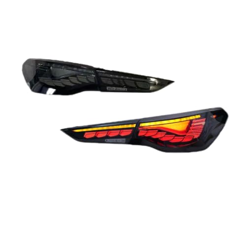 CSRBOOMEE Auto-Rücklicht für BMW 4-Series G22 2020-2022, Stoßfester Auto-Rücklicht-Ersatz,Black von CSRBOOMEE