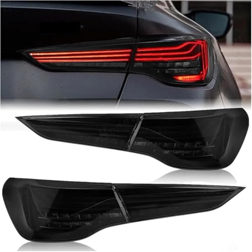 CSRBOOMEE Auto-Rücklicht für BMW 4 Series M4 CSL 2020-2023, Stoßfester Auto-Rücklicht-Ersatz,Black A Pair CSRBOOMEE Auto-Rücklicht für BMW 4 Series M4 CSL 2020-2023, Stoßfester Auto-Rücklicht-Ersatz,Black A Pair von CSRBOOMEE
