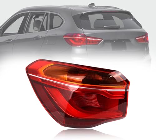 CSRBOOMEE Auto-Rücklicht für BMW X1 2016 2017 2018 2019, Stoßfester Auto-Rücklicht-Ersatz,Left Outer von CSRBOOMEE
