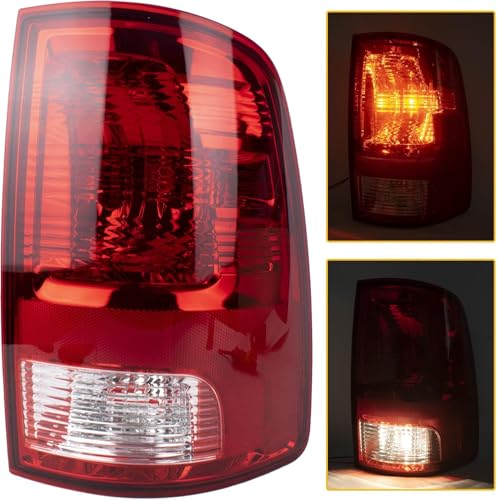 CSRBOOMEE Auto-Rücklicht für Dodge Ram RAM 2009-2018, Stoßfester Auto-Rücklicht-Ersatz,OneColor A Pair von CSRBOOMEE