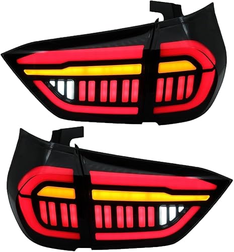 CSRBOOMEE Auto-Rücklicht für Fit 2021, Stoßfester Auto-Rücklicht-Ersatz,Red A Pair von CSRBOOMEE