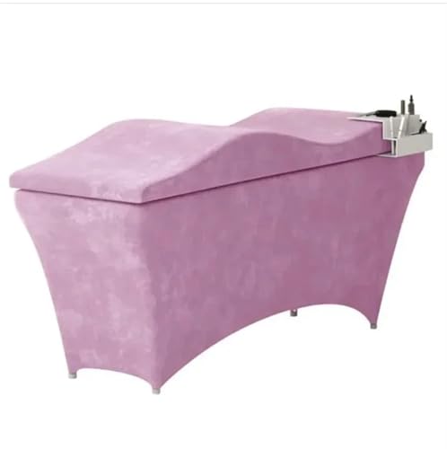 CSSHNL Beauty Salon Bettbezug Samt Massage Tisch Topper Matratzenbezug Bettbezug Massagetisch-Matratzenauflage(Pink) von CSSHNL
