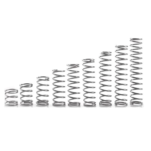 CSSHNL Druckfedern 20 stücke Druckfeder Edelstahl Micro Kleine(10mm,8MM_0.35MM) von CSSHNL