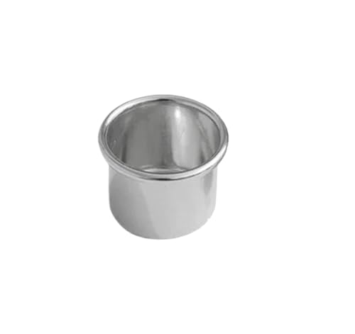 CSSHNL Kerzenhalter 20 Stück Kerzenhalter aus Metall for den Schreibtisch, Kerzenherstellung, Kerzenbecher for Wohnzimmer, Halloween, Geburtstag, Abendessen, Festival(Silver) von CSSHNL