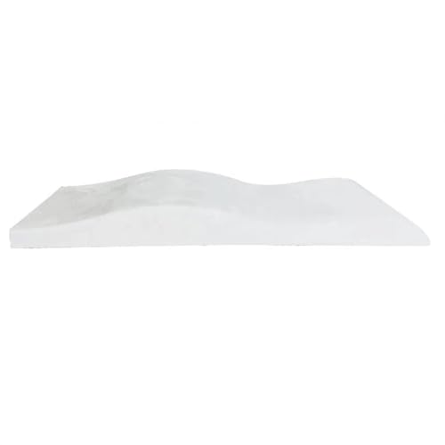 CSSHNL Massagebettauflage Anatomische Matratze Wellenschaumstoff-Schwammbettmatratze Massagetisch-Matratzenauflage(White) von CSSHNL