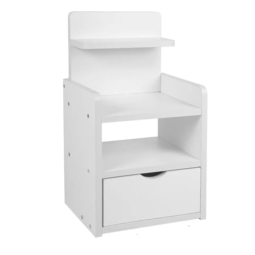 CSSHNL nachttisch Nightatand Nachttisch Seite Mit Schubladen Holz Schlafzimmer Modern(Type 1) von CSSHNL