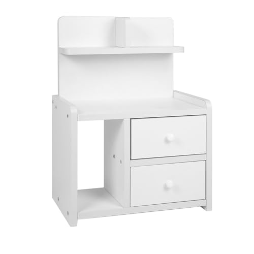 CSSHNL nachttisch Nightatand Nachttisch Seite Mit Schubladen Holz Schlafzimmer Modern(Type 2) von CSSHNL