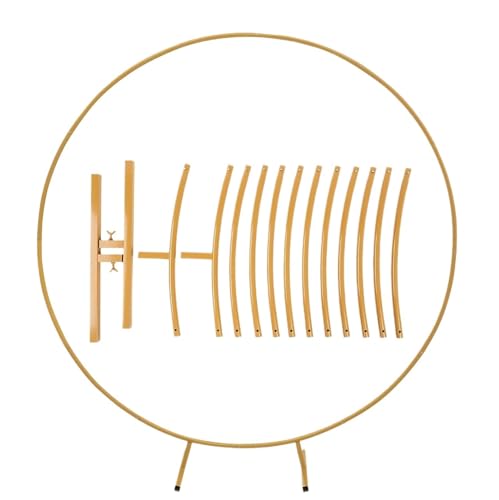 Hochzeitsbogenständer Bogen Metall Hochzeit Ballon Ständer Rund Party Dekoration Hintergrund Geburtstag Baby Shower Event Dekor Rahmen(Rotundity 1.5m) von CSSHNL