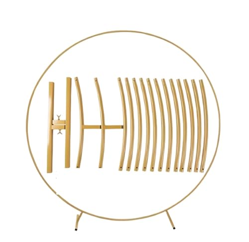 Hochzeitsbogenständer Bogen Metall Hochzeit Ballon Ständer Rund Party Dekoration Hintergrund Geburtstag Baby Shower Event Dekor Rahmen(Rotundity 1.8m) von CSSHNL