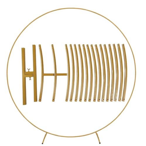 Hochzeitsbogenständer Bogen Metall Hochzeit Ballon Ständer Rund Party Dekoration Hintergrund Geburtstag Baby Shower Event Dekor Rahmen(Rotundity 2m) von CSSHNL