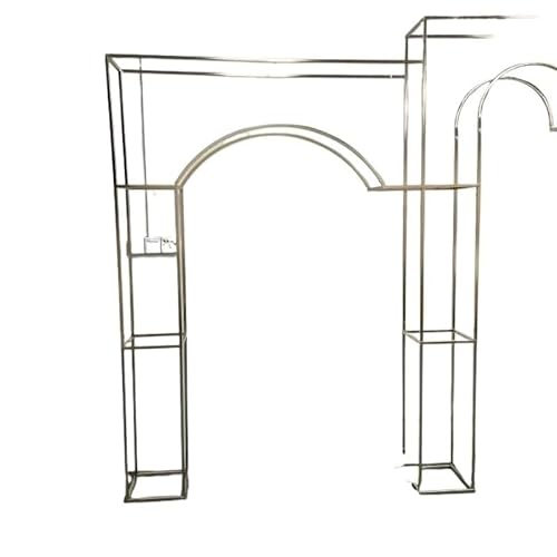 Hochzeitsbogenständer Bogenständer aus Metall for Hochzeiten, robuster, rostfreier Rahmen for den Außenbereich for Eintritt zur Weihnachtsfeier, Ballon- und Blumenhintergrunddekoration von CSSHNL