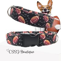 Sport/Athleten Touch Down Football Fanatic Spieltag - Mittlere Und Große Hundehalsbänder 2, 5 cm Breit Mehrere Designs von CSSJBoutique