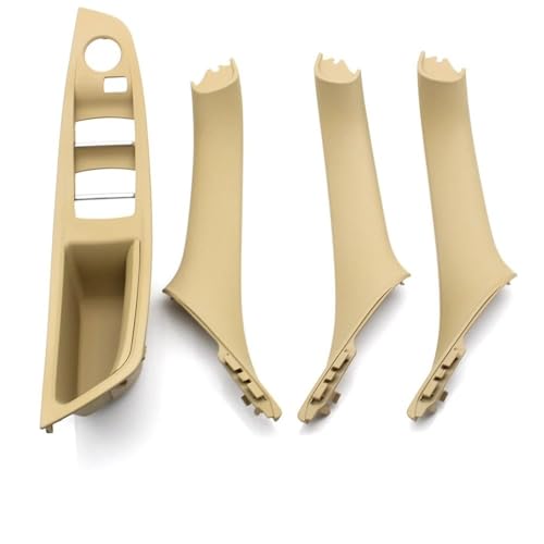 CSSPDM 4 STÜCKE LHD Innen Links Rechts Türgriff Reparatursatz Für 5 Series F10 F11 520i 523i 525i 528i 530i Armlehne Kunststoff(LHD Beige Set8) von CSSPDM