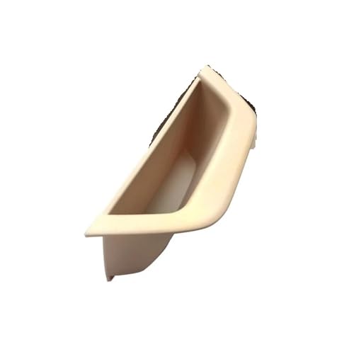 CSSPDM Auto Links Rechts Innen Tür Pull Griff Leder Abdeckung Set Montage Ersatz Für X3 X4 F25 F26 10-16 Armlehne Kunststoff(Left Driver Beige1) von CSSPDM