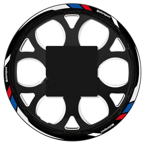 CSSPDM Einfach installieren Motorrad-Felgenaufkleber, Felgenstreifen, Klebeband Für B&MW F900R F800R F900XR S1000RR S1000R S1000XR R1200R R1250RS(Style 1) von CSSPDM