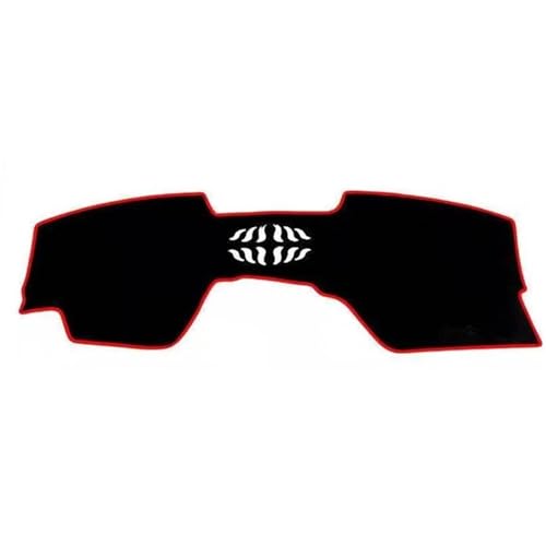 CSSPDM Instrumententafelabdeckung Auto Armaturenbrett Abdeckung Matte Dashboard Sonnenschirm Teppich Protector Zubehör Für Mazda 3 BP Für Axela 2019-2024(Rosso,LHD) von CSSPDM