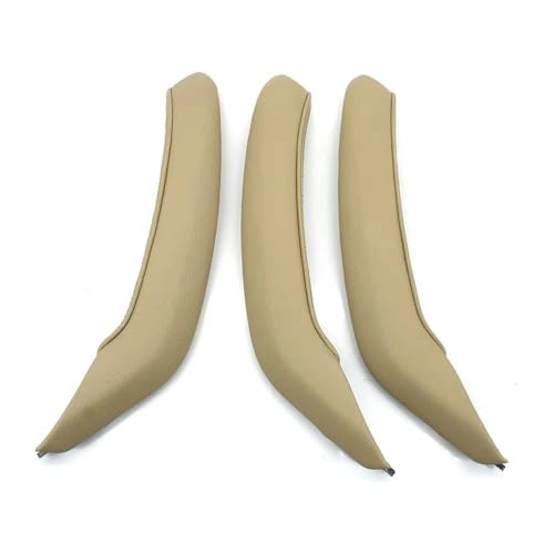 CSSPDM LHD RHD Auto Innen Pull Griff Leder Äußere Abdeckung Trim Ersatz Für X3 X4 10-16 F25 F26 Armlehne Kunststoff(LHD SET Beige9) von CSSPDM