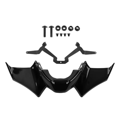 CSSPDM Seitenspoilerzubehör Für Y&amaha MT07 SP 2021 2022 2023 2024 Motorrad Abtrieb Spoiler Winglets Aerodynamische Vorderrad Schnabel Nase Extender(Type D) von CSSPDM