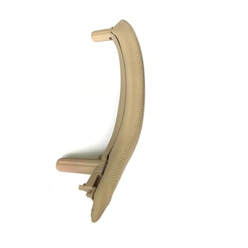 CSSPDM Verbesserte linke und rechte Innentürgriffbaugruppe mit äußerer Lederabdeckung für X5 X6 F15 F16 2014–2018 Armlehne Kunststoff(Left Beige1) von CSSPDM