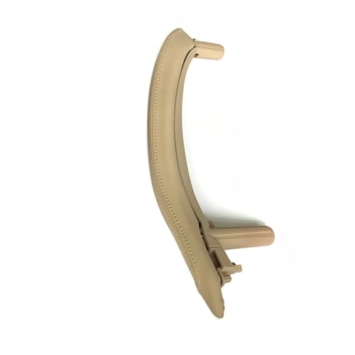 CSSPDM Verbesserte linke und rechte Innentürgriffbaugruppe mit äußerer Lederabdeckung für X5 X6 F15 F16 2014–2018 Armlehne Kunststoff(Right Beige2) von CSSPDM