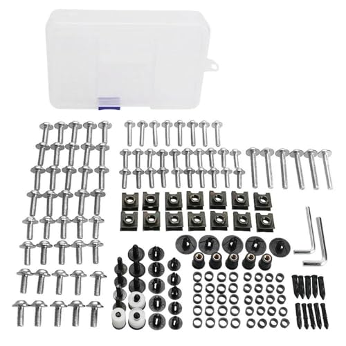 Schrauben-Unterlegscheiben-Set Für CBR600F CBR600RR CBR650F CBR650R CBR900 CBR900RR Motorrad Vollständige Installation Verkleidungsschrauben Schrauben Muttern Clips(Type G) von CSSPDM