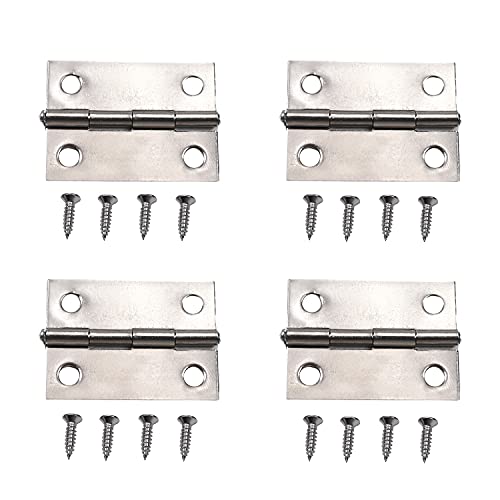 CSSQCSSUANB Klappscharniere, Scharnier, Türscharniere 2 x 4 x 6 x 8 x 10 x 12 x 38,28 mm, Edelstahl, 1,5 Zoll, Falttürscharniere, Hardware (Farbe: 6 Stück, Größe: 8 Stück)(4pcs) von CSSQCSSUANB