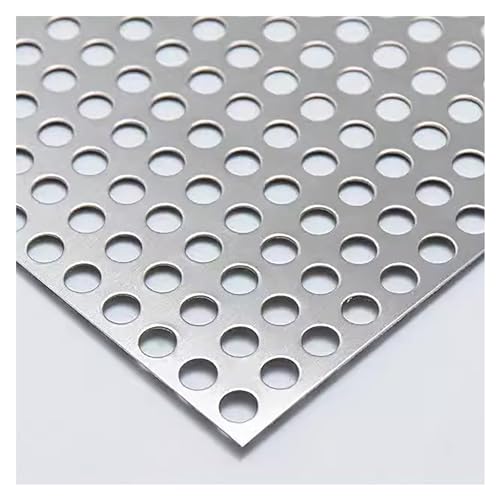 CSSQCSSUANB Perforiertes Metallblech, Metalllochplatte Lochblech aus Edelstahl 304, dekorativer Sieblochdurchmesser 8 mm (39 x 100 cm)(30x390cm) von CSSQCSSUANB