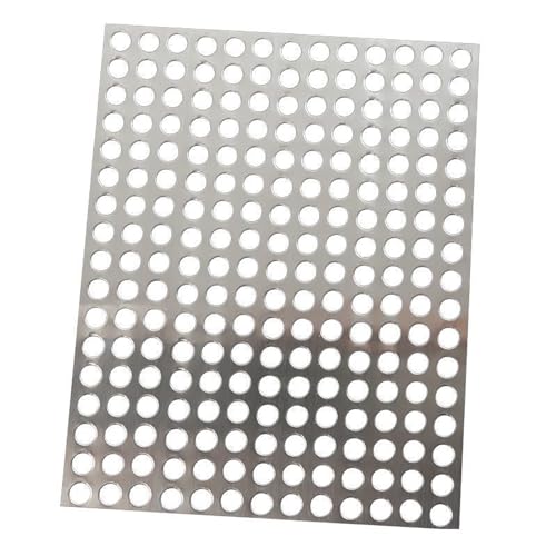 CSSQCSSUANB Perforiertes Metallblech, Metalllochplatte Lochblech aus Edelstahl 304, dekorativer Sieblochdurchmesser 8 mm (39 x 100 cm)(65x200cm) von CSSQCSSUANB